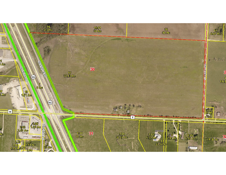 Primary Photo Of Highway 13 @ Highway Y, Bolivar Land For Sale