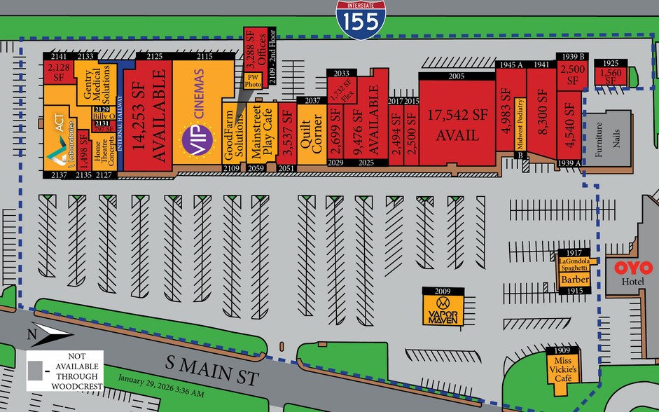 More Photos Of 1925-2141 S Main St, Morton Unknown For Lease