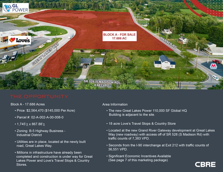 More Photos Of SR 528 @ SR 307, Madison Land For Sale