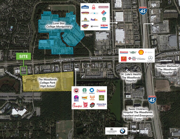 More Photos Of 3707 College Park Dr, The Woodlands Restaurant For Lease