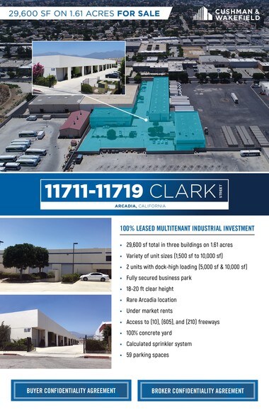 More Photos Of 11711 Clark St, Arcadia Warehouse For Lease