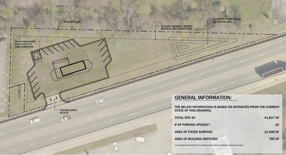 More Photos Of .94+/- Acre U.S. Highway 60 East, Republic Land For Sale