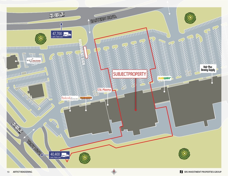 More Photos Of 4035 Eastern Blvd, Montgomery Storefront For Lease