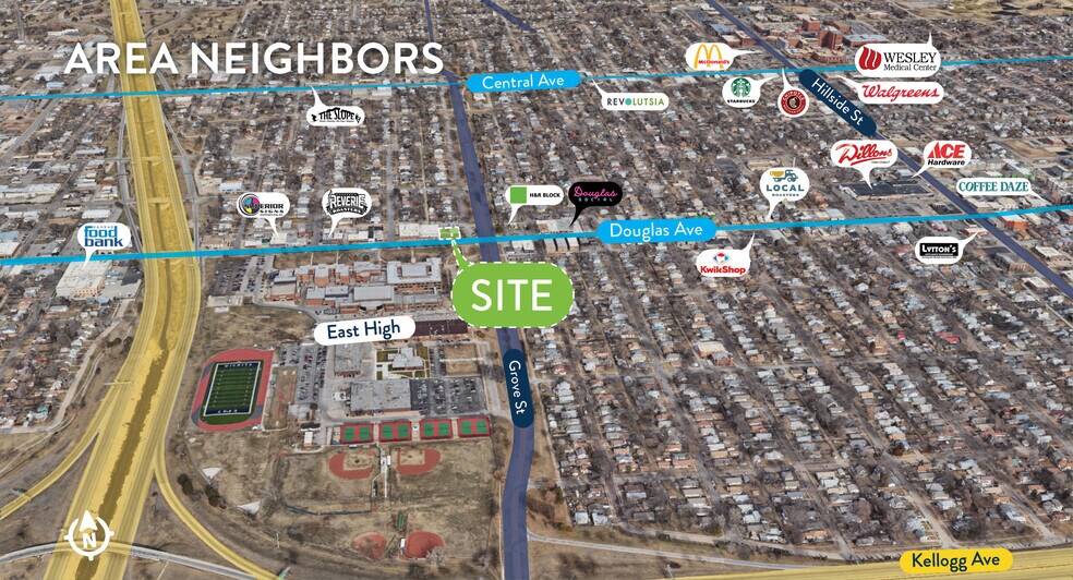 More Photos Of 2320-2330 E Douglas Ave, Wichita Restaurant For Lease