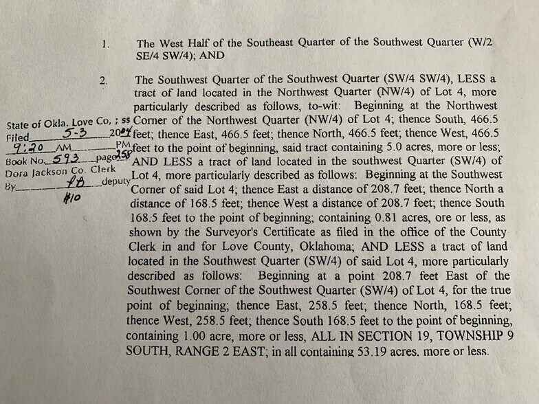 More Photos Of US-77, Thackerville Land For Sale