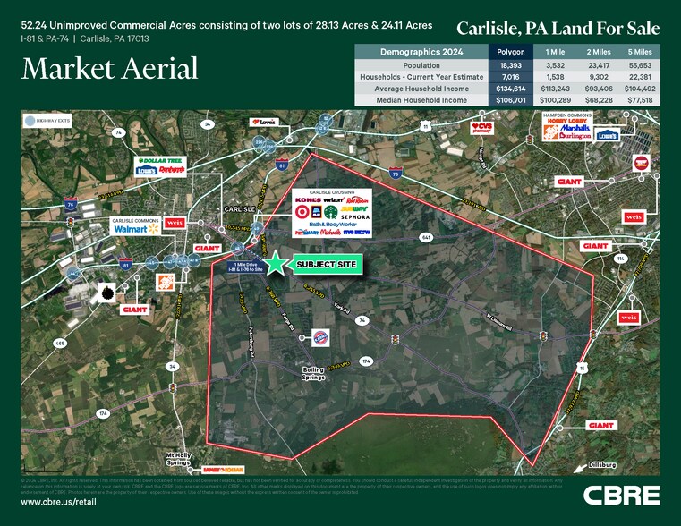 More Photos Of York Road @ I-81, Carlisle Land For Sale
