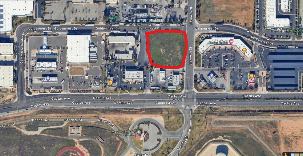 More Photos Of SE of Elsworth St and Cactus ave, Moreno Valley Land For Sale