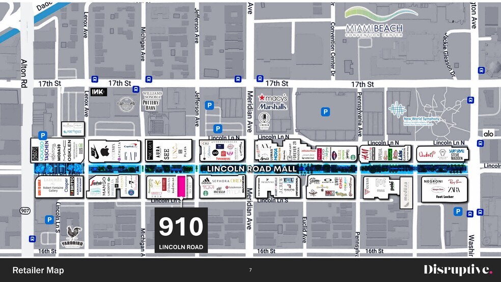 More Photos Of 910 Lincoln Rd, Miami Beach Storefront For Lease
