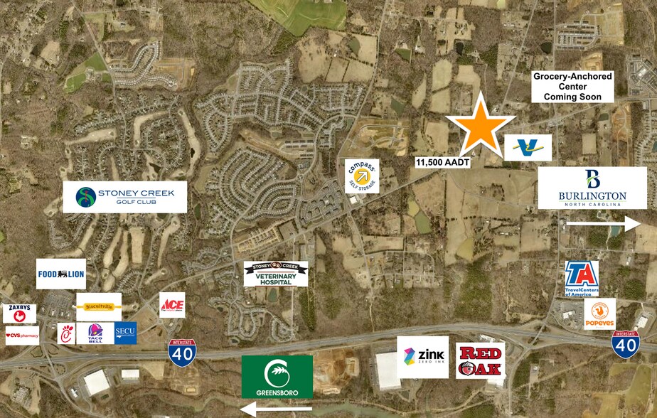 More Photos Of 6909 Burlington Rd, Whitsett Freestanding For Lease