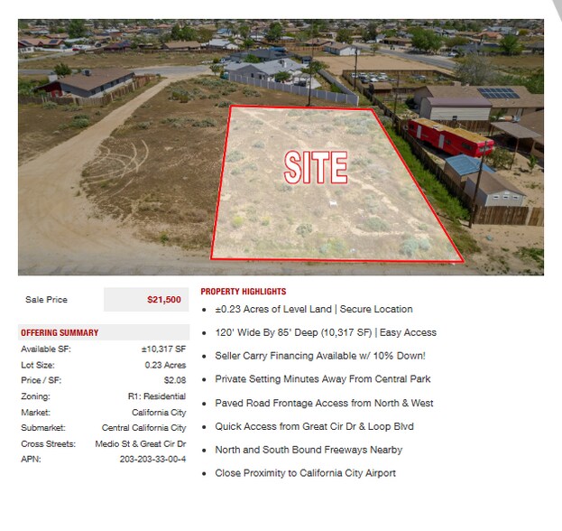 More Photos Of 8000 California City blvd, California City Land For Sale
