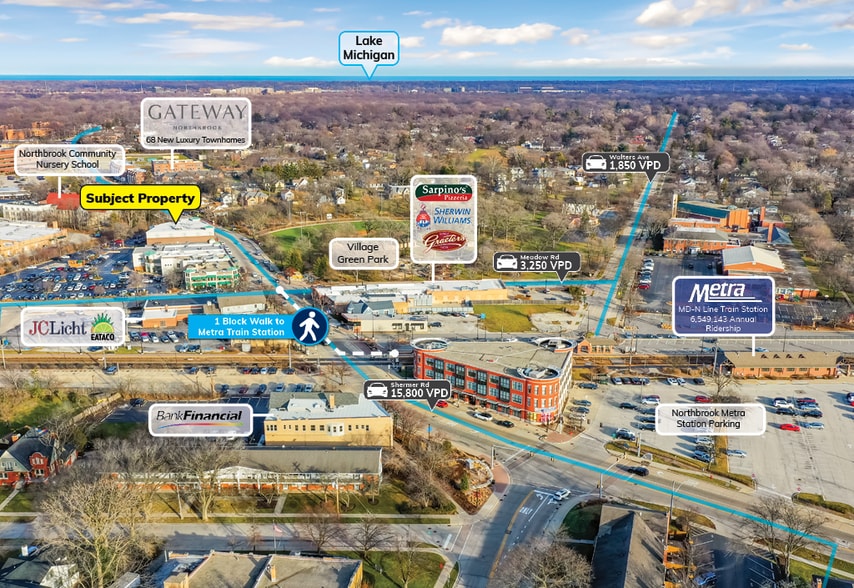 More Photos Of 1310-1348 Shermer Rd, Northbrook General Retail For Lease