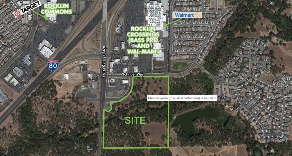 Primary Photo Of Seq Of Bass Pro Drive & Sierra College Blvd, Rocklin Land For Sale