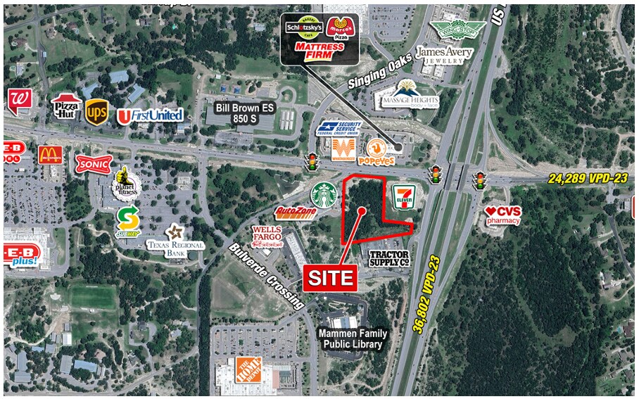 Primary Photo Of SWQ Hwy 281 & SH 46, Bulverde General Retail For Lease