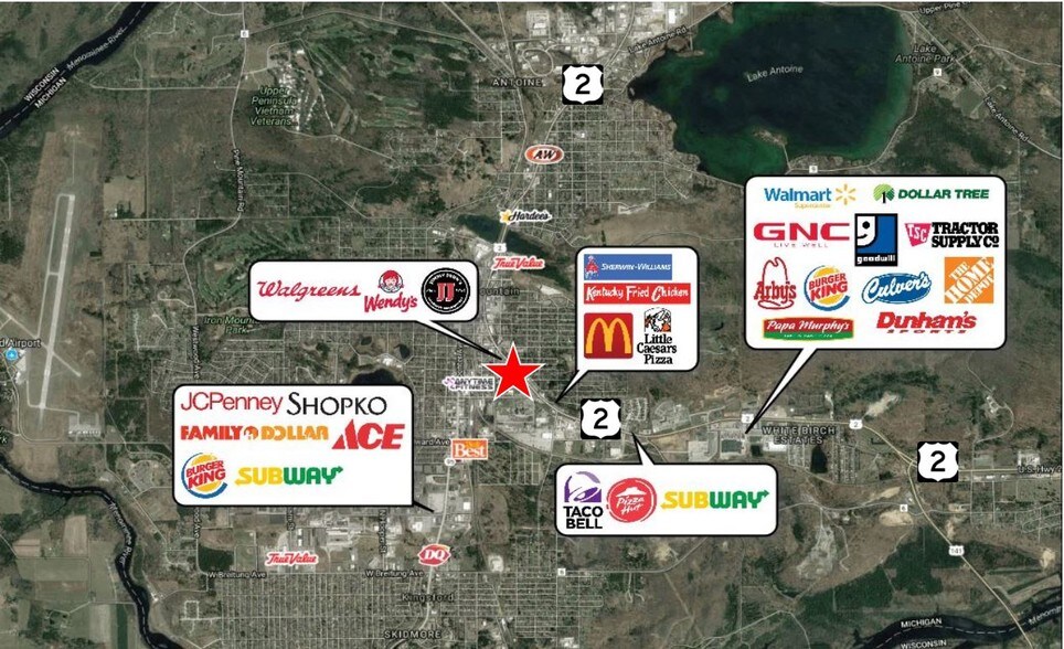 More Photos Of 1108 S Stephenson Ave, Iron Mountain Supermarket For Lease