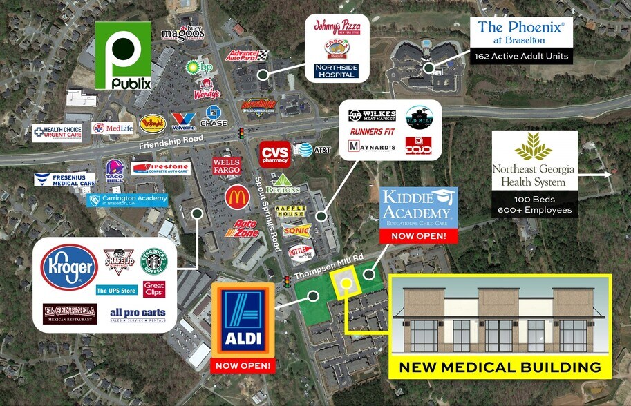 Primary Photo Of 5331 Thompson Mill Rd, Hoschton Medical For Lease