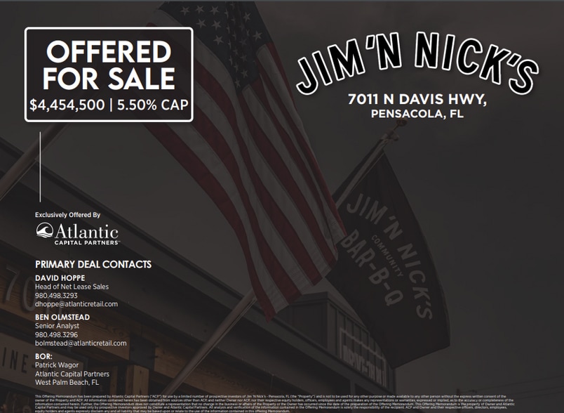 More Photos Of 7011 N Davis Hwy, Pensacola Restaurant For Sale