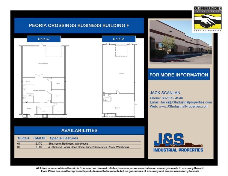 More Photos Of 8550 N 91st Ave, Peoria Warehouse For Lease
