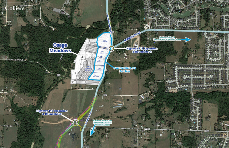 Primary Photo Of Highway 112 & N Wallis Road, Cave Springs Land For Sale