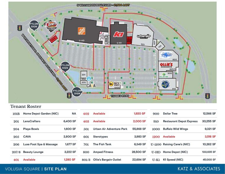 More Photos Of 2455-2475 W International Speedway Blvd, Daytona Beach General Retail For Lease