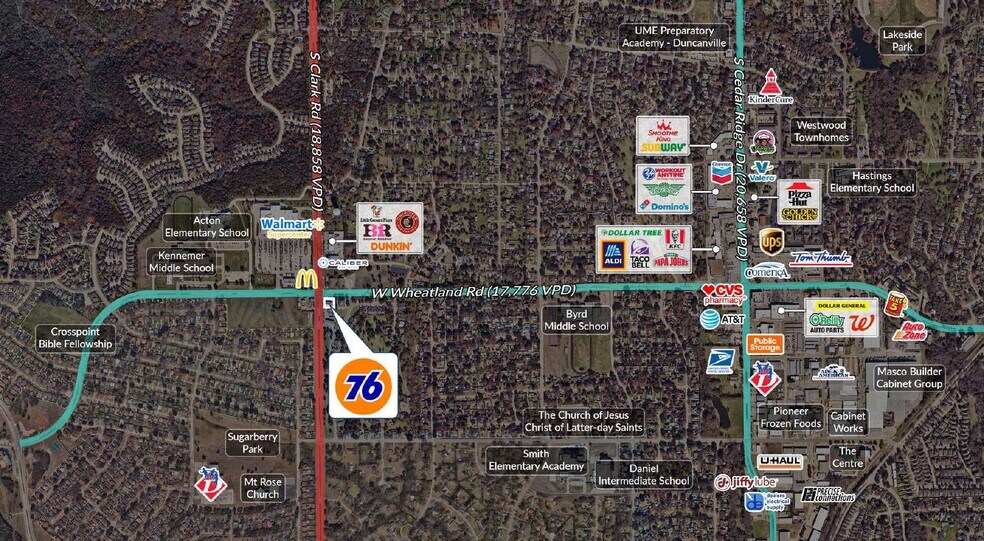 More Photos Of 602 S Clark Rd, Duncanville Service Station For Sale