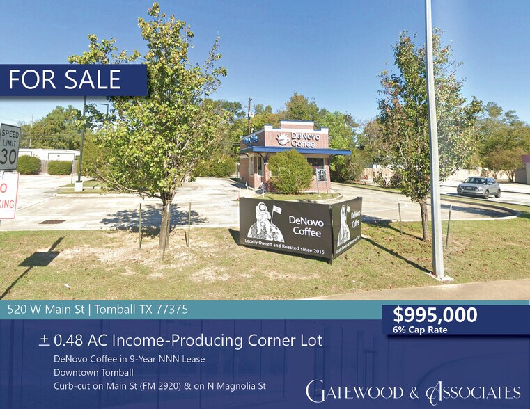 Primary Photo Of 520 W Main St, Tomball Freestanding For Sale