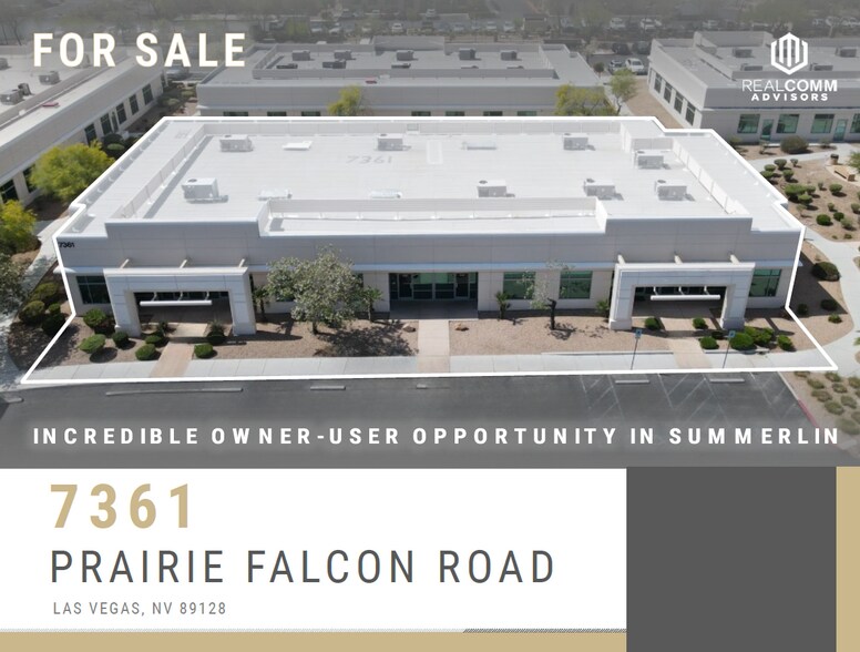 Primary Photo Of 7361 Prairie Falcon Rd, Las Vegas Medical For Sale