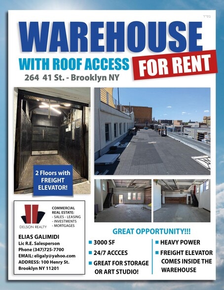 More Photos Of 264 41st St, Brooklyn Warehouse For Lease