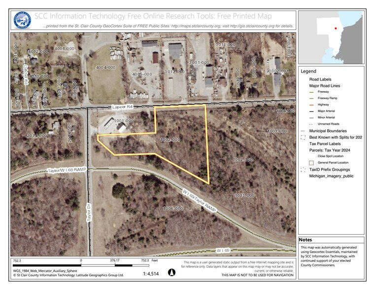 More Photos Of 0000 V/L Lapeer, Kimball Land For Sale