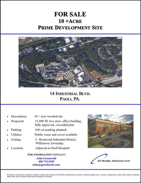 More Photos Of 14 Industrial Blvd, Paoli Land For Sale
