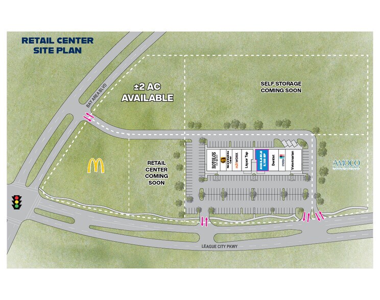 More Photos Of Bay Area Blvd & League City Parkway, League City Land For Sale