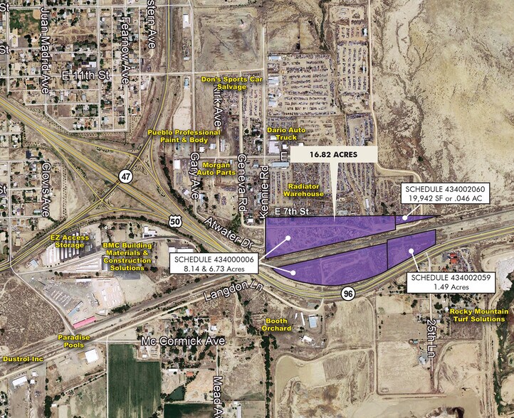 More Photos Of Kennie Road & Hwy 96, Pueblo Land For Lease
