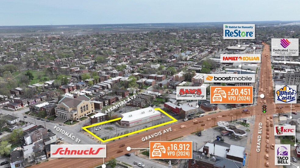More Photos Of 3510 Gravois Ave, Saint Louis Freestanding For Sale