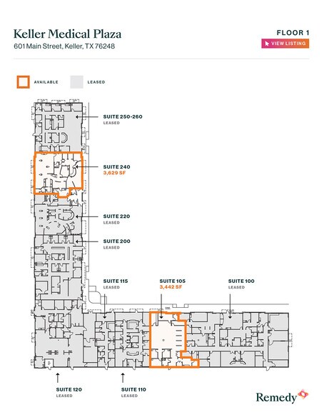 More Photos Of 601 S Main St, Keller Medical For Lease