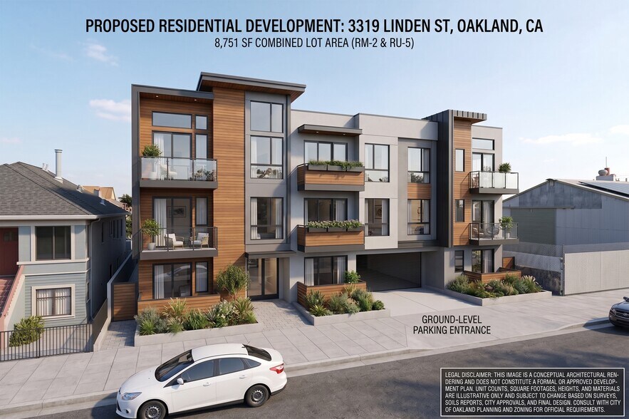 Primary Photo Of 3319 Linden St, Oakland Land For Sale