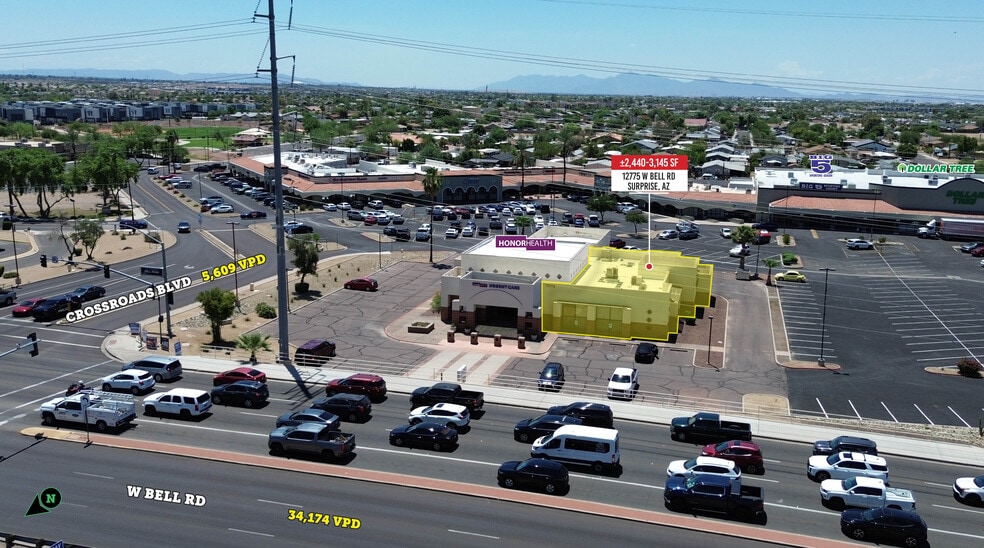 Primary Photo Of 12775 W Bell Rd, Surprise Bank For Lease