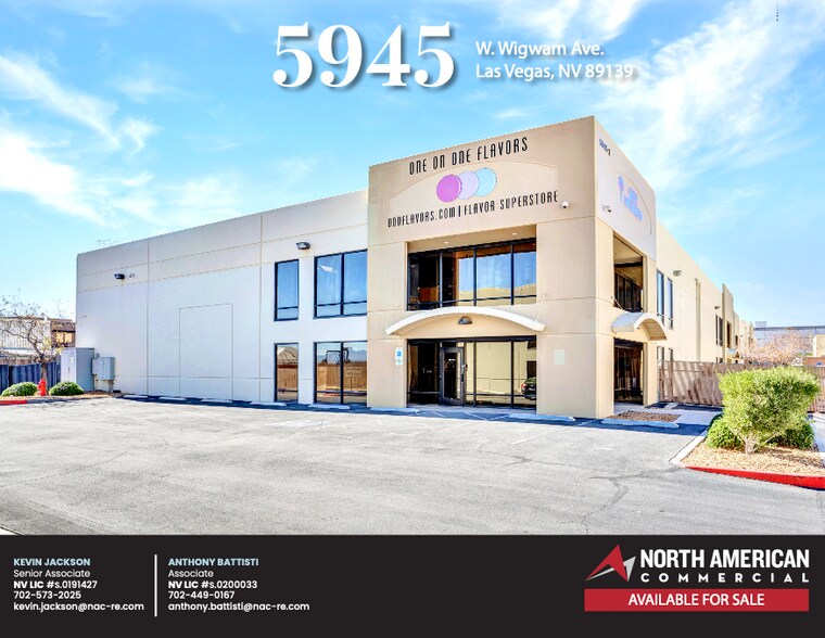 Primary Photo Of 5945 W Wigwam Ave, Las Vegas Warehouse For Sale