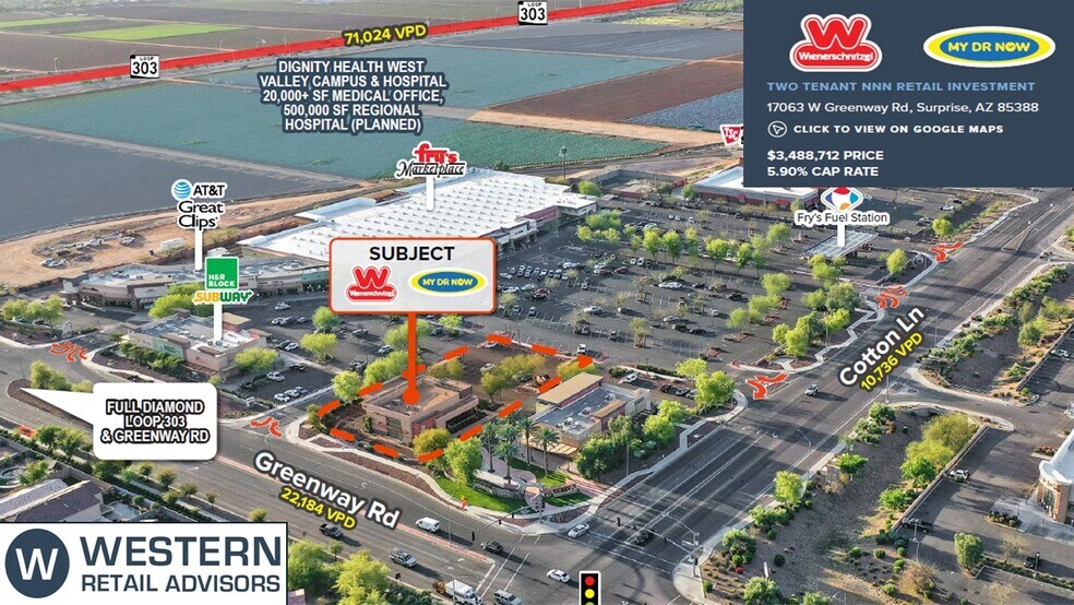 Primary Photo Of 17063 W Greenway Rd, Surprise General Retail For Sale