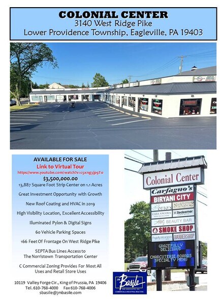 Primary Photo Of 3140 W Ridge Pike, Eagleville Storefront For Sale
