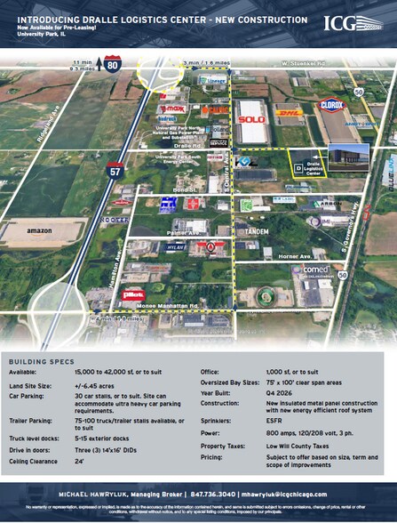 More Photos Of Dralle Rd Rd @ Central Avenue, University Park Truck Terminal For Lease