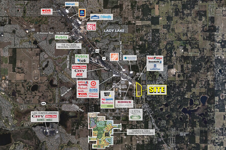 Primary Photo Of SWC US 441 hwy @ SR 25, Lady Lake General Retail For Lease