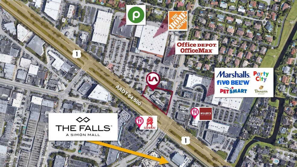 More Photos Of 13595-8521 S Dixie Hwy, Pinecrest Bank For Lease