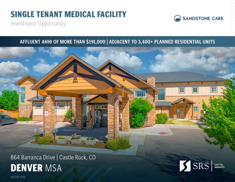 Primary Photo Of 864 Barranca Dr, Castle Rock Rehabilitation Center For Sale