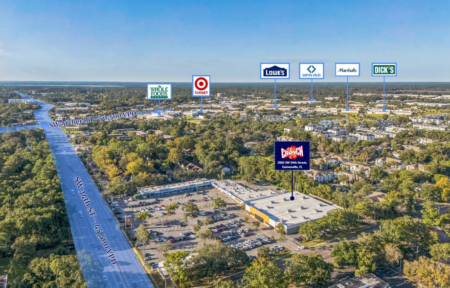 More Photos Of 2018-2132 SW 34th St, Gainesville General Retail For Lease