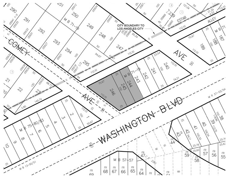 More Photos Of 5861-5863 Washington Blvd, Culver City Land For Sale