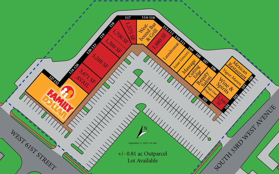 More Photos Of 6161 S 33rd West Ave, Tulsa Unknown For Lease