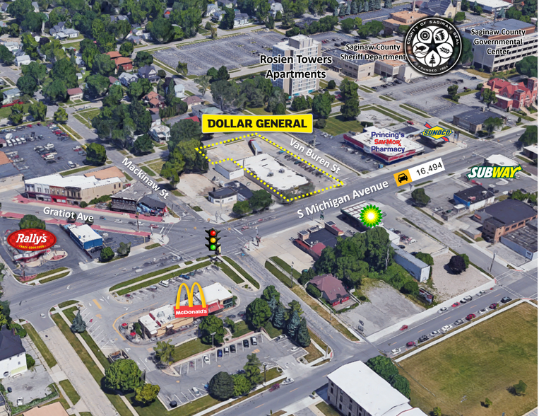 More Photos Of 405 S Michigan Ave, Saginaw Freestanding For Sale