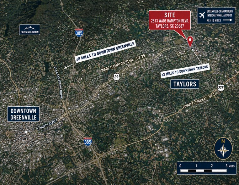 More Photos Of 2813 Wade Hampton Blvd, Taylors Storefront Retail Office For Sale