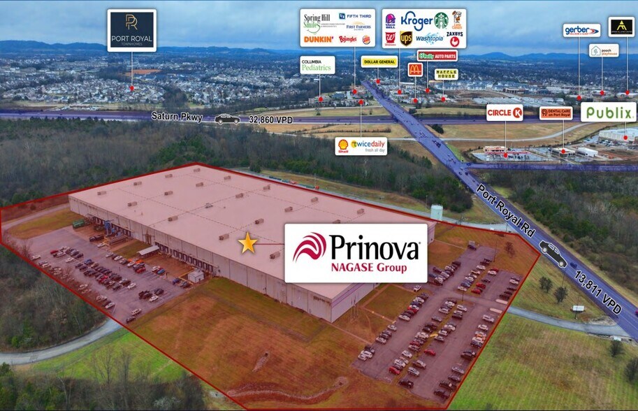 Primary Photo Of 4637 Port Royal Rd, Spring Hill Distribution For Sale
