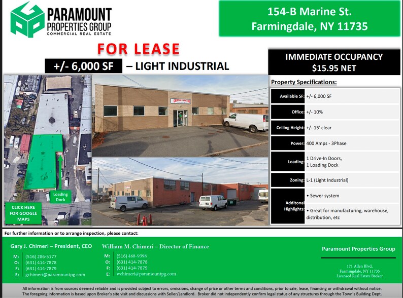 Primary Photo Of 154 Marine St, Farmingdale Warehouse For Lease