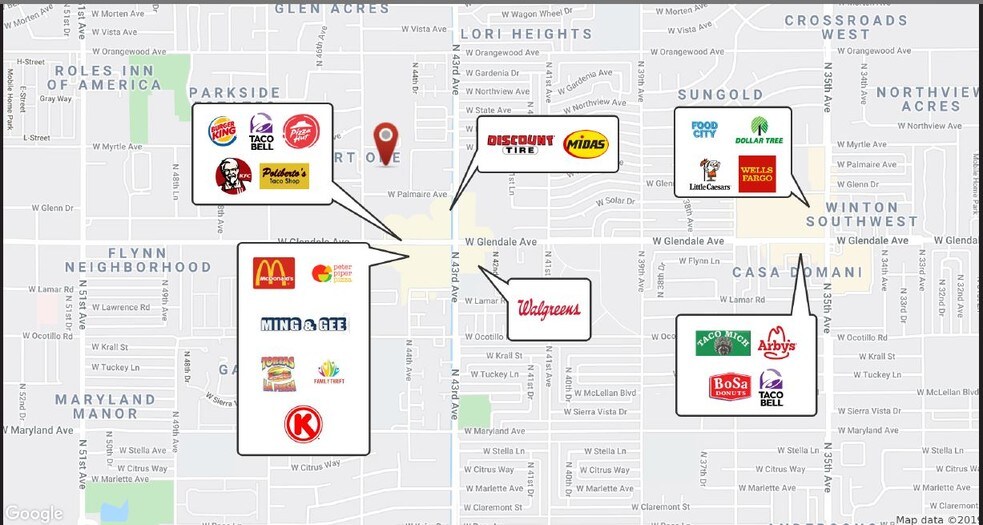 More Photos Of 7127-7135 N 45th Ave, Glendale Land For Sale